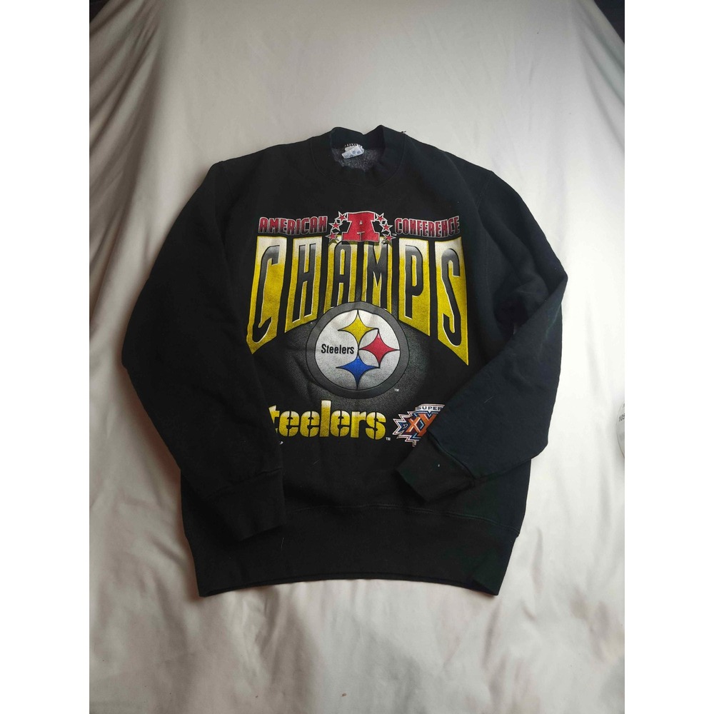 Vintage Salem Sportswear Pittsburgh Steelers 1995 AFC Champs Super Bowl XXX M